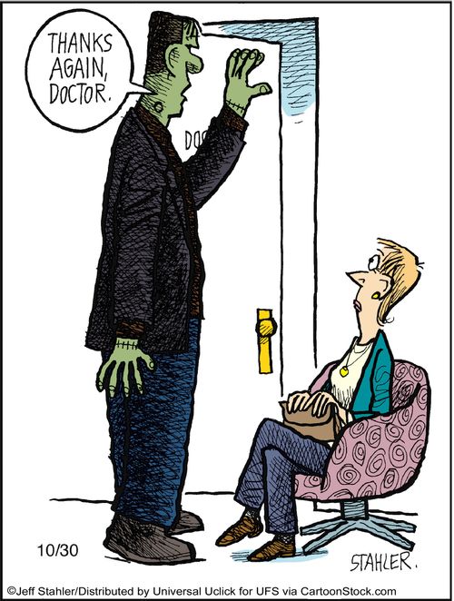 'Thanks again, doctor.'