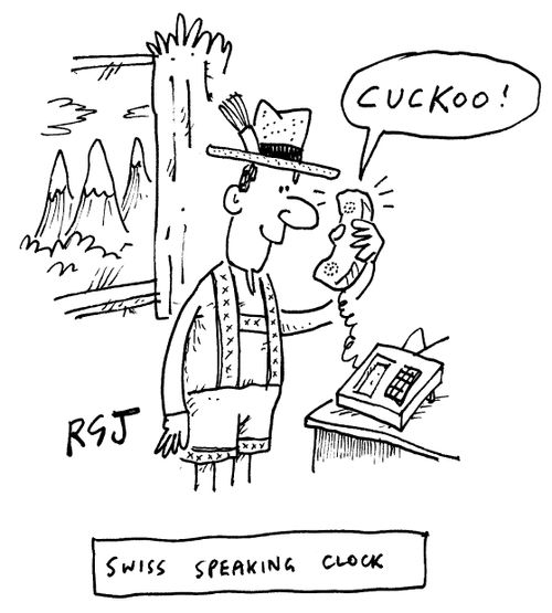 Swiss speaking clock
