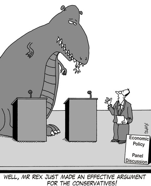 'Well, Mr Rex just made an effective argument for the Conservatives!'