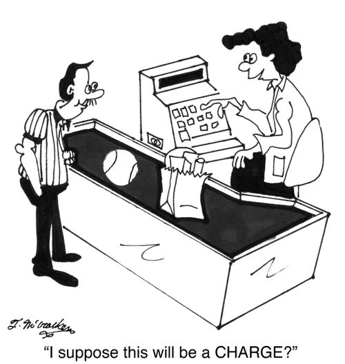 'I suppose this will be a CHARGE?'