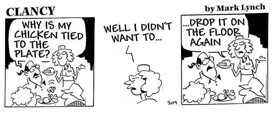 Clancy Strip:Bad Service at the Diner