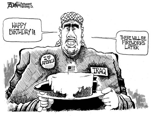 July 4th - Happy Birthday.