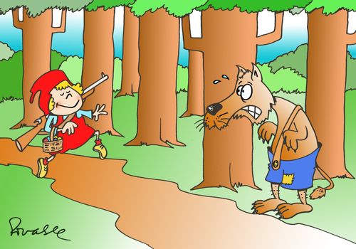 Little Red Riding Hood Packs a Gun.