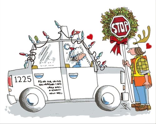 Christmas Traffic Stop