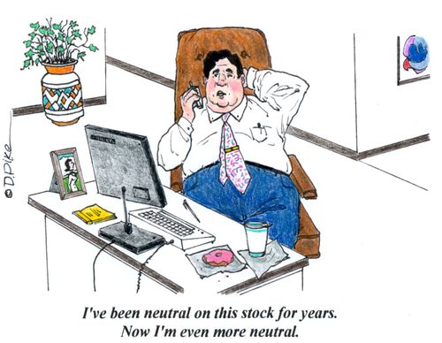 'I've been neutral on this stock for years. Now I'm even more neutral.'
