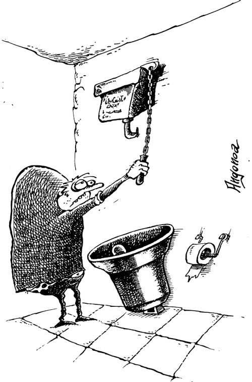 Quasimodo flushes the bells
