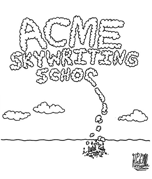 ACME skywriting school