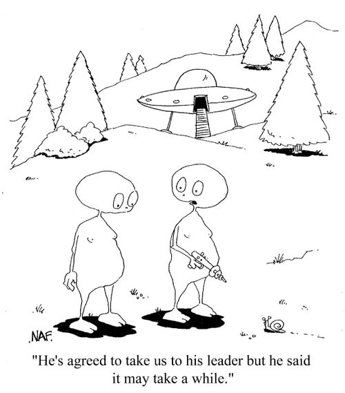 'He's agreed to take us to his leader but he said it may take a while.'