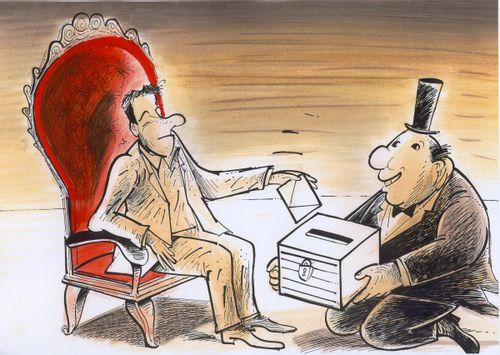 Capitalist Being Paid by Monarch