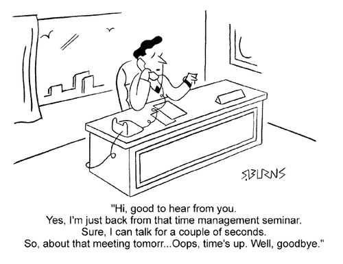 Time management office worker
