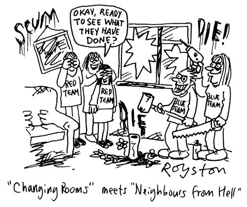 'Changing Rooms' meets 'Neighbours from Hell'