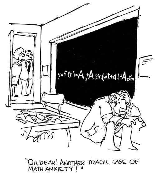 Oh, dear! Another tragic case of math anxiety!