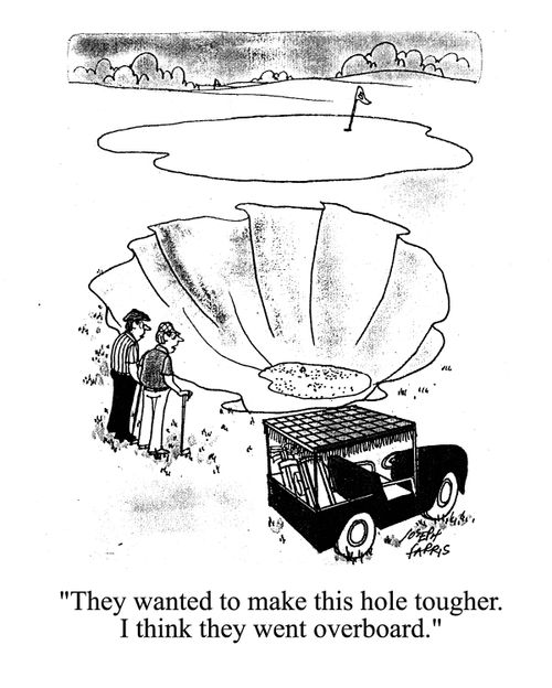 'They wanted to make this hole tougher. I think they went overboard.'