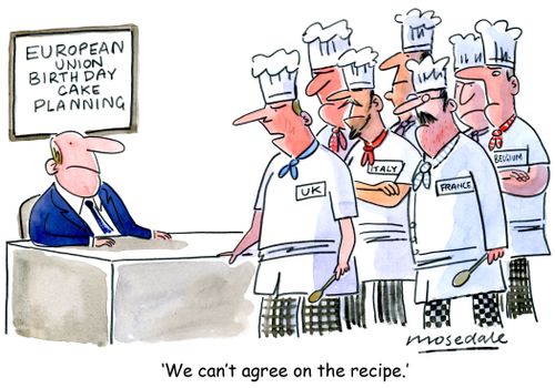 "We can't agree on a recipe."