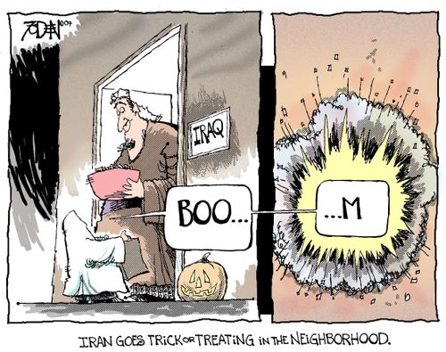 Iran Goes Trick or Treating.