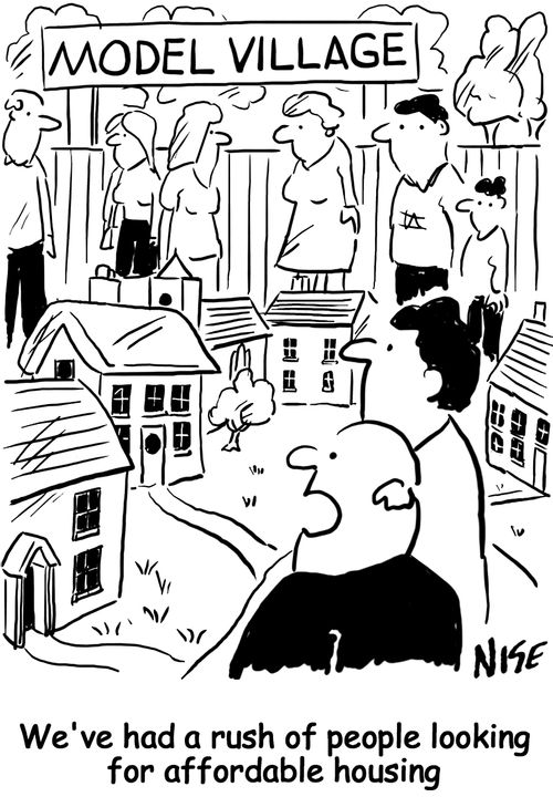 "We've had a rush of people looking for affordable housing."