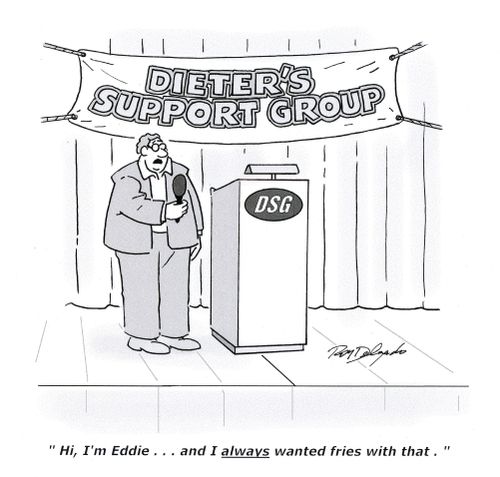 'Hi, I'm Eddie... and I always wanted fries with that.'