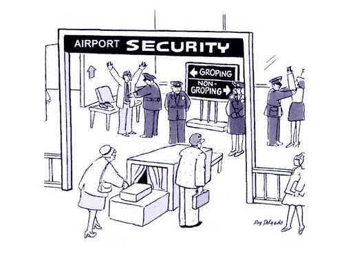Airport security - Groping or non-groping.