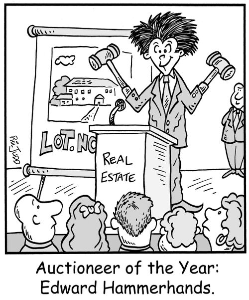 Auctioneer of the Year: Edward Hammerhands.