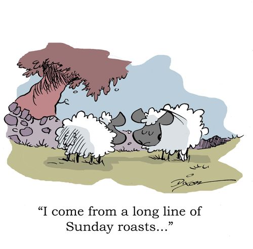 'I come from a long line of Sunday roasts...'