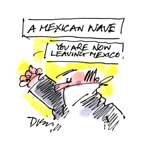 A Mexican Wave.