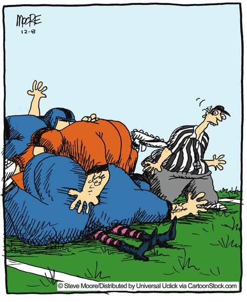 Wicked Witch Flattened In A Football Game