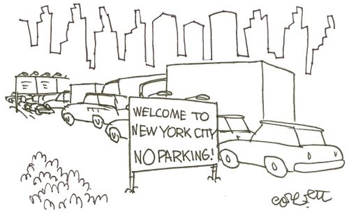Welcome to New York City... NO PARKING!