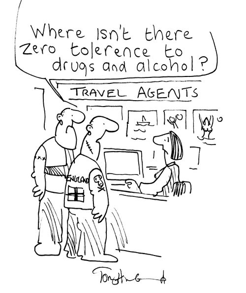 'Why isn't there zero tolerance to drugs and alcohol?'