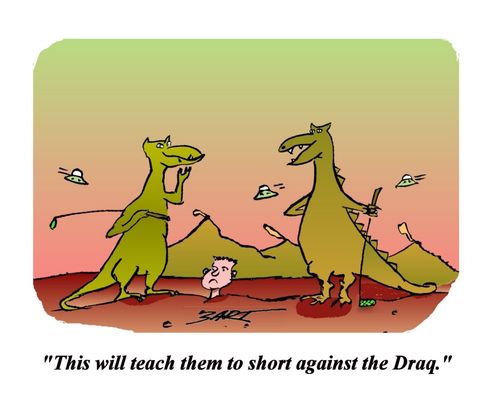 This will teach them to short against the Draq.