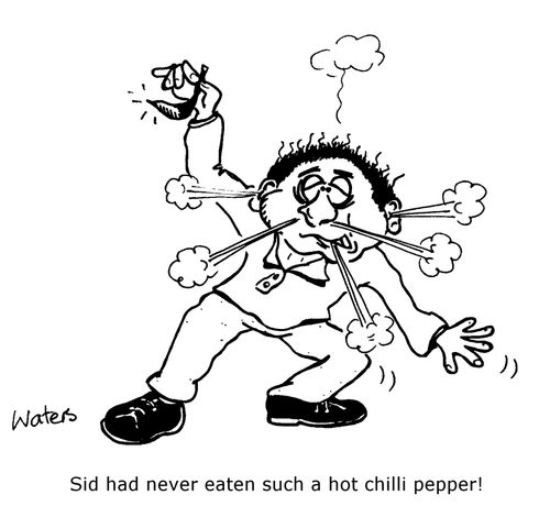 Sid had never eaten such a hot chilli pepper!