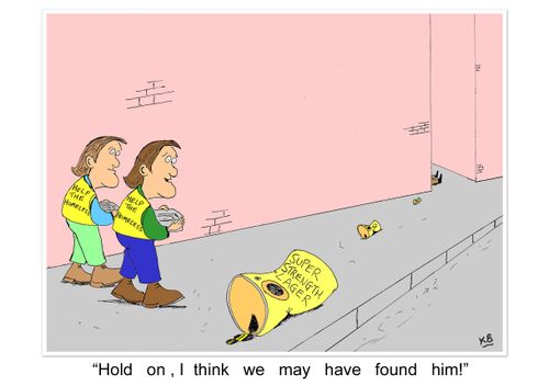 'Hold on, I think we may have found him!'