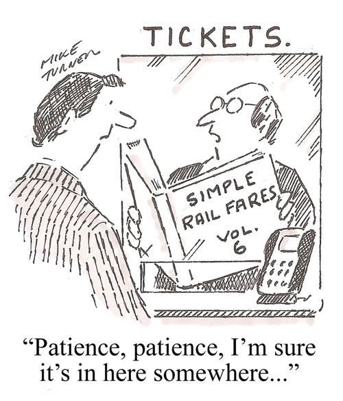 'Patience, patience, I'm sure it's in here somewhere...'