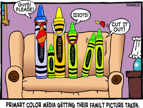 PRIMARY COLOR MEDIA getting family photo taken.