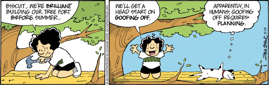 'We'll get a head start on goofing off.'