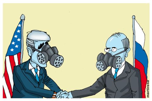 Monitoring chemical weapons.
