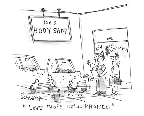 'Love those cell phones.'