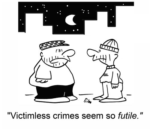 Victimless crimes seem so futile.