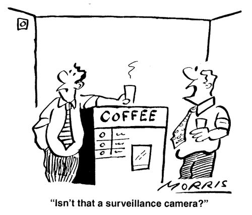 Isn't that a surveillance camera?