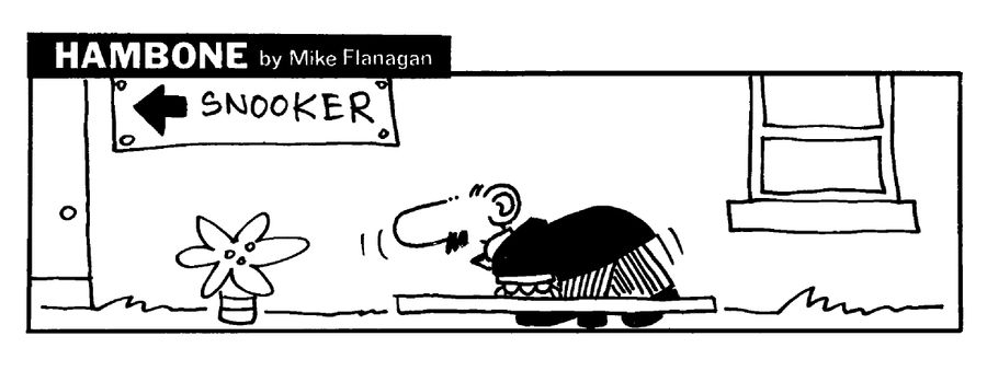 STRIP Hambone: Bent snooker player
