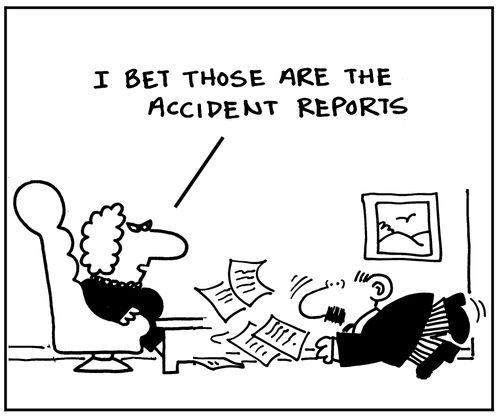 I bet those are accident reports.