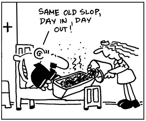Same old slop, day in, day out.