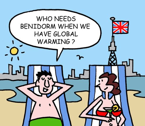 Who needs Benidorm when we have global warming?