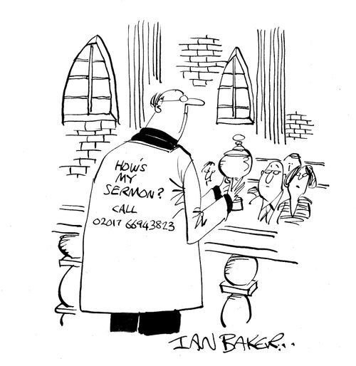 How's my Sermon . . .