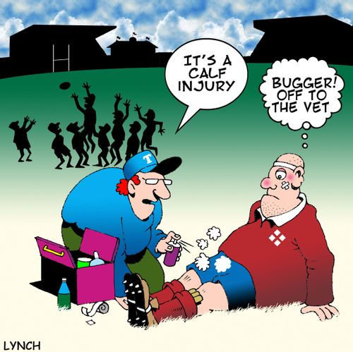 'It's a calf injury.'