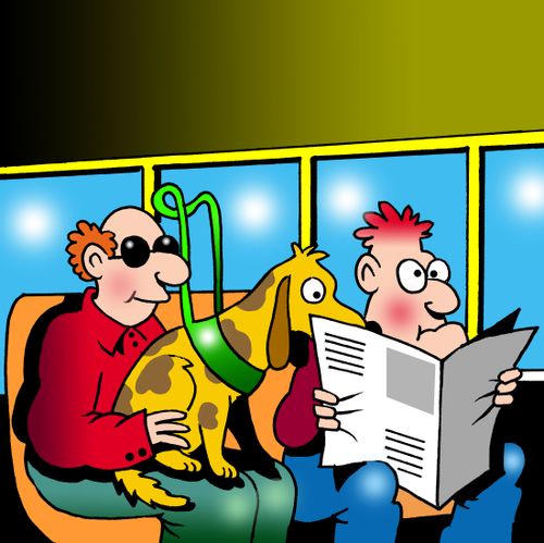 Guide dog reader.