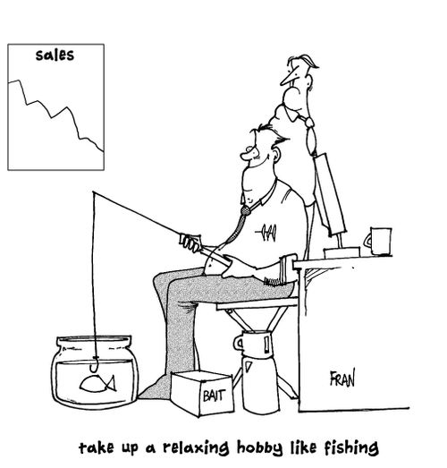Take up a relaxing hobby like fishing...