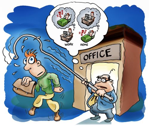 Home v Work.