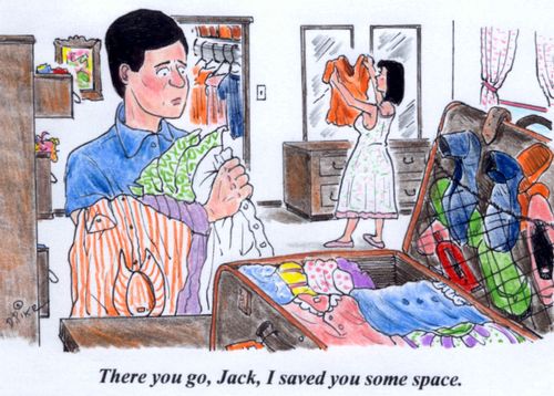 'There you go, Jack, I saved you some space.'