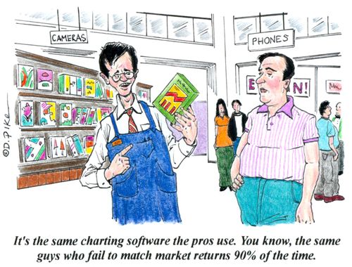 'It's the same charting software the pros use. You know, the same guys who fail to match market returns 90 of the time.'