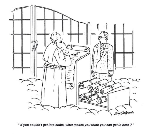'If you couldn't get into clubs, what makes you think you can get in here?'